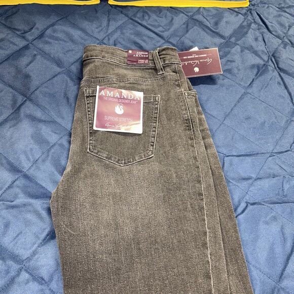 Gloria Vanderbilt Amanda Supreme Stretch Women's Jeans Classic Rise Size 8 Avg - Picture 8 of 13